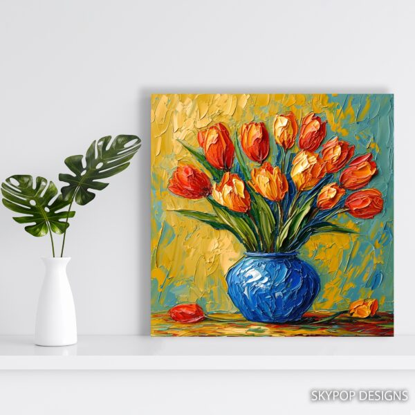 Tulip Bouquet Art