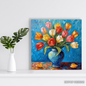 Tulip Bouquet Art