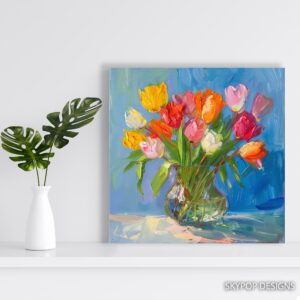 Tulip Bouquet Art