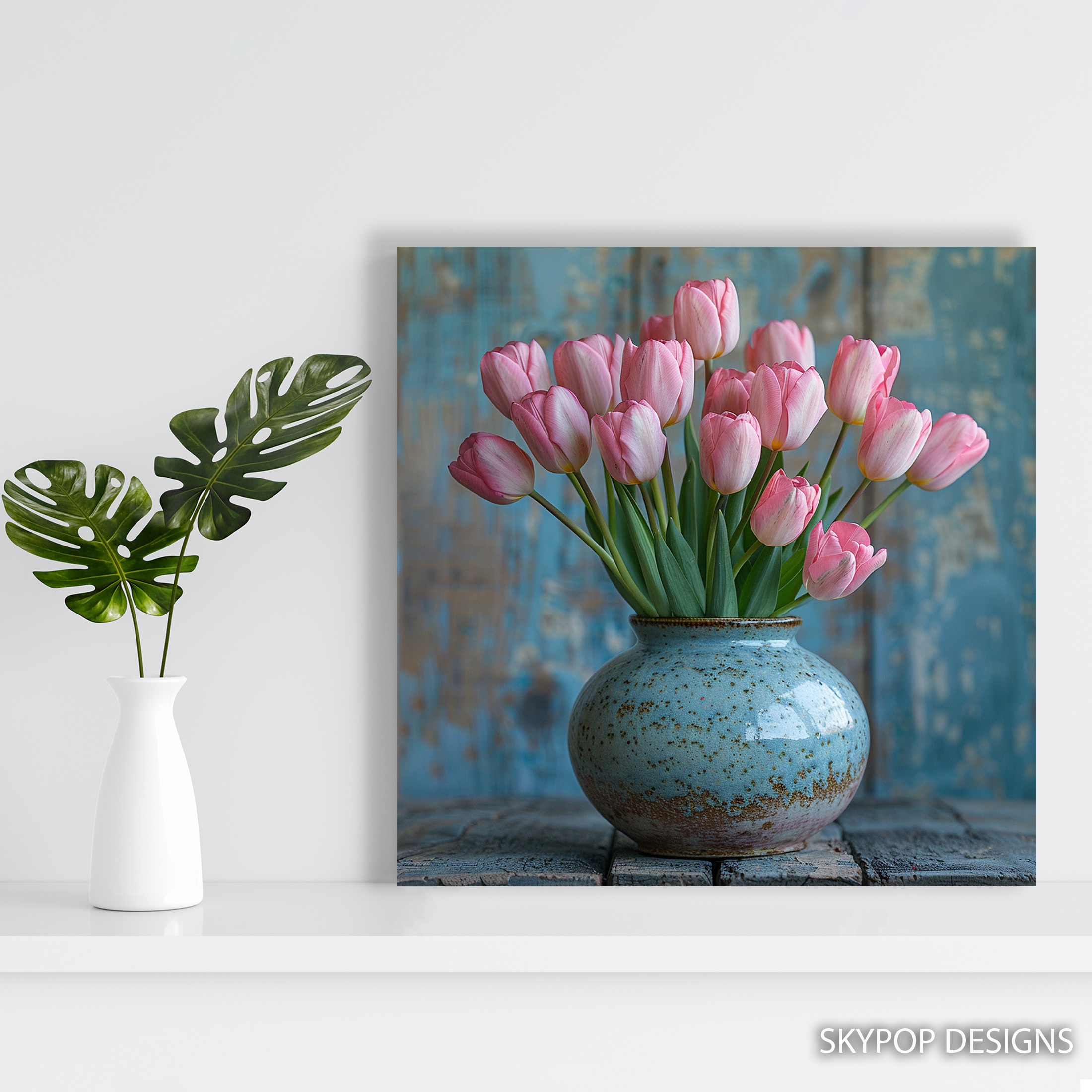 5.jpg Pink Tulip Bouquet Art