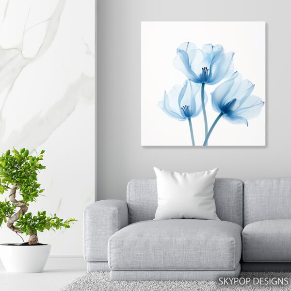 Blue Tulip Art