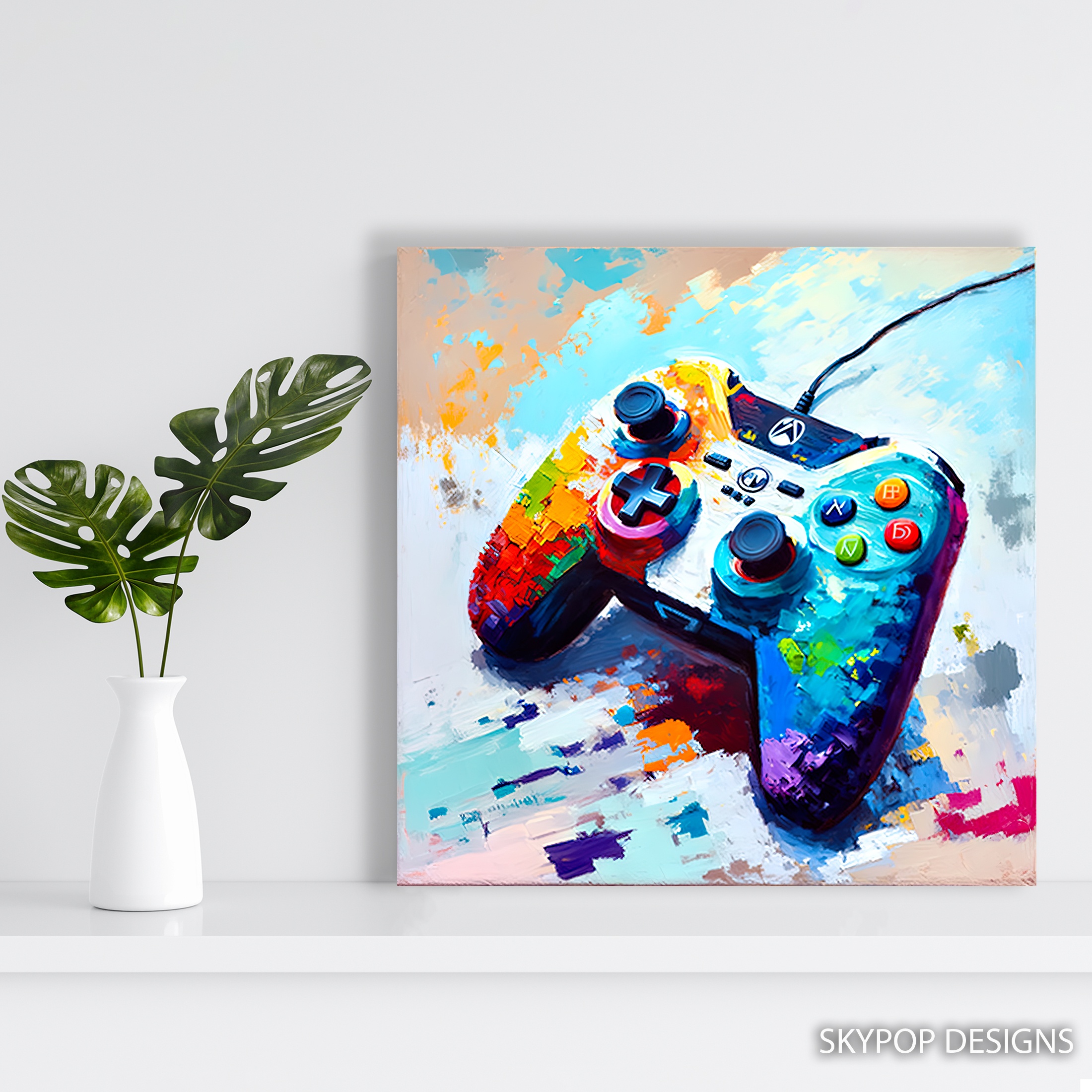5.jpg Gaming Controller Explosion Art