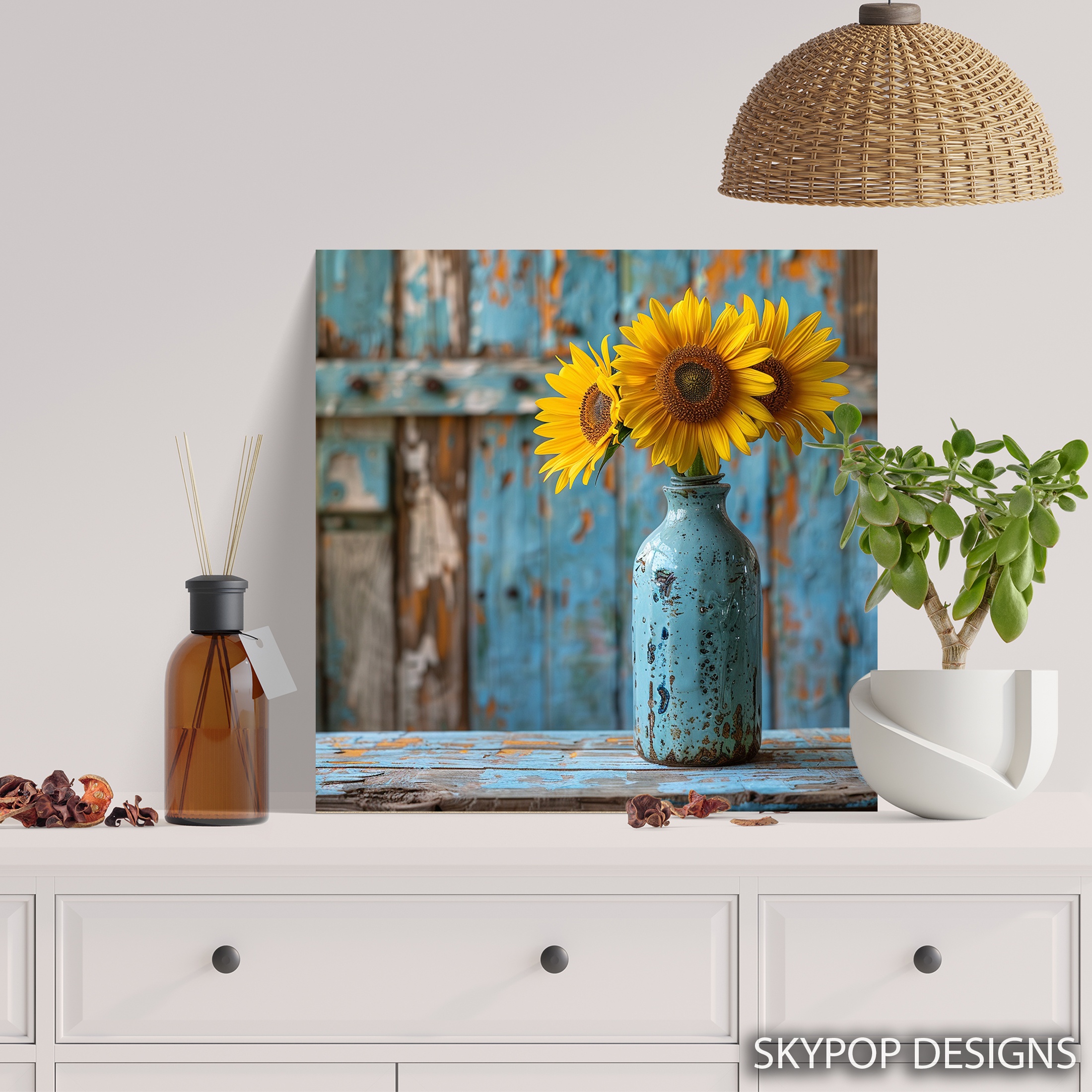5.jpg Sunflower Vase Art