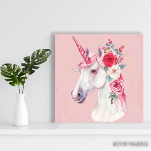 Unicorn Floral Art