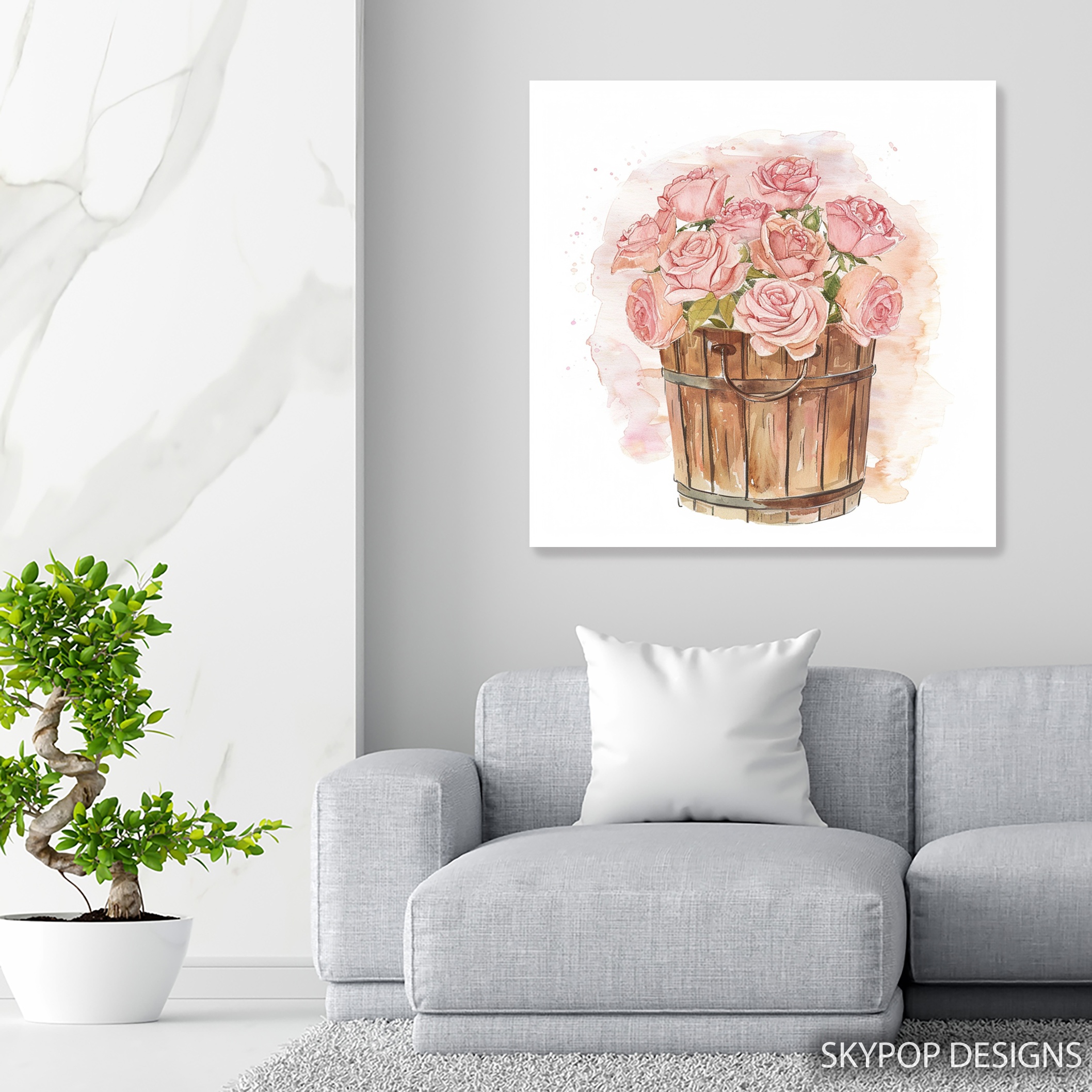 5.jpg Rose Bucket Art