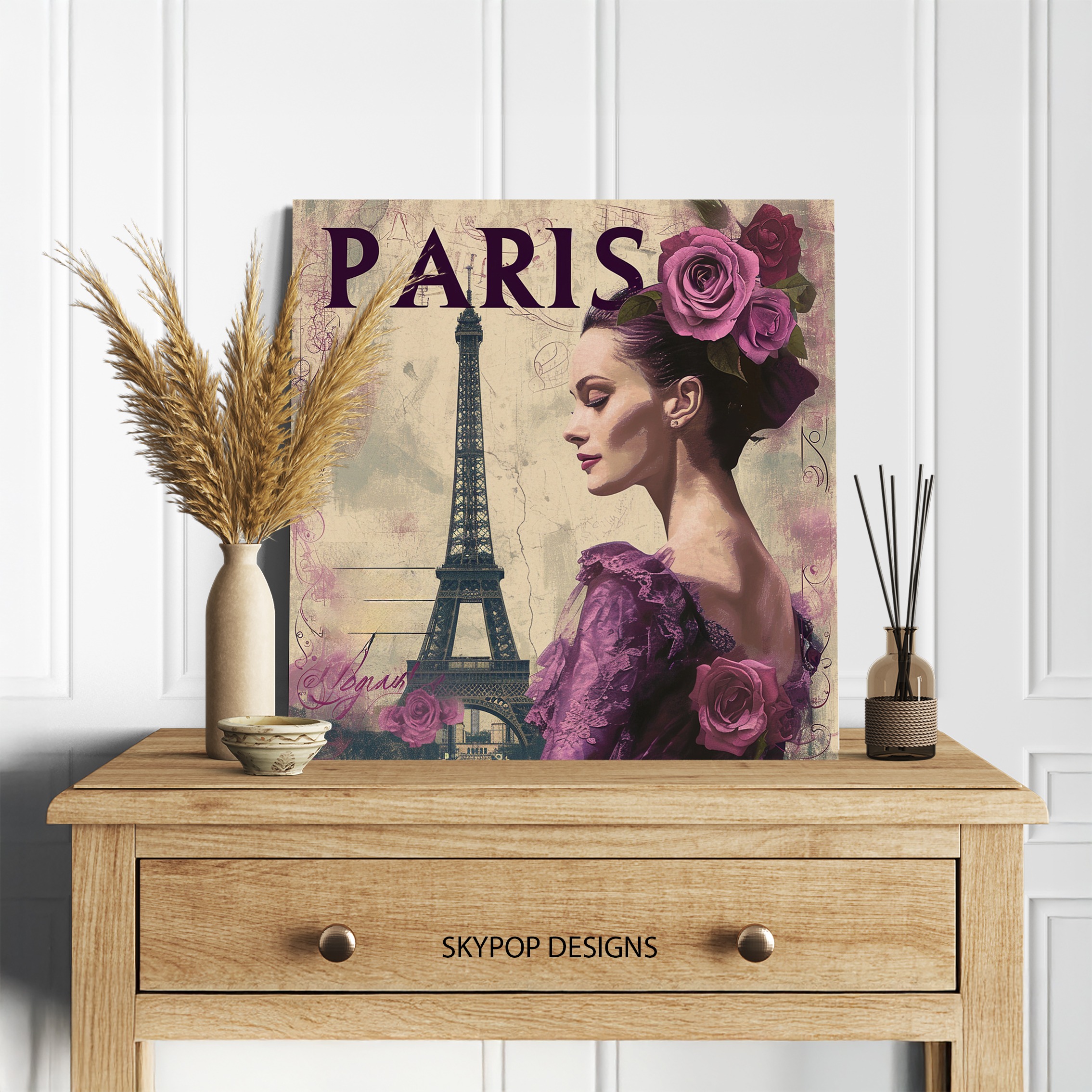 5.jpg Parisian Romance Eiffel Tower Art