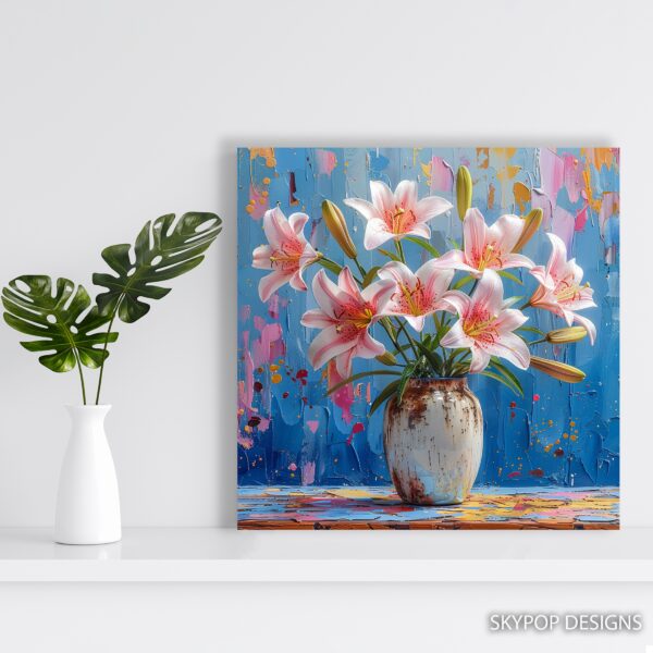 Lily Vase Art