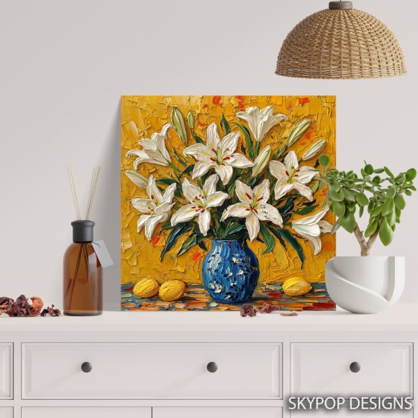 Lily Vase Art