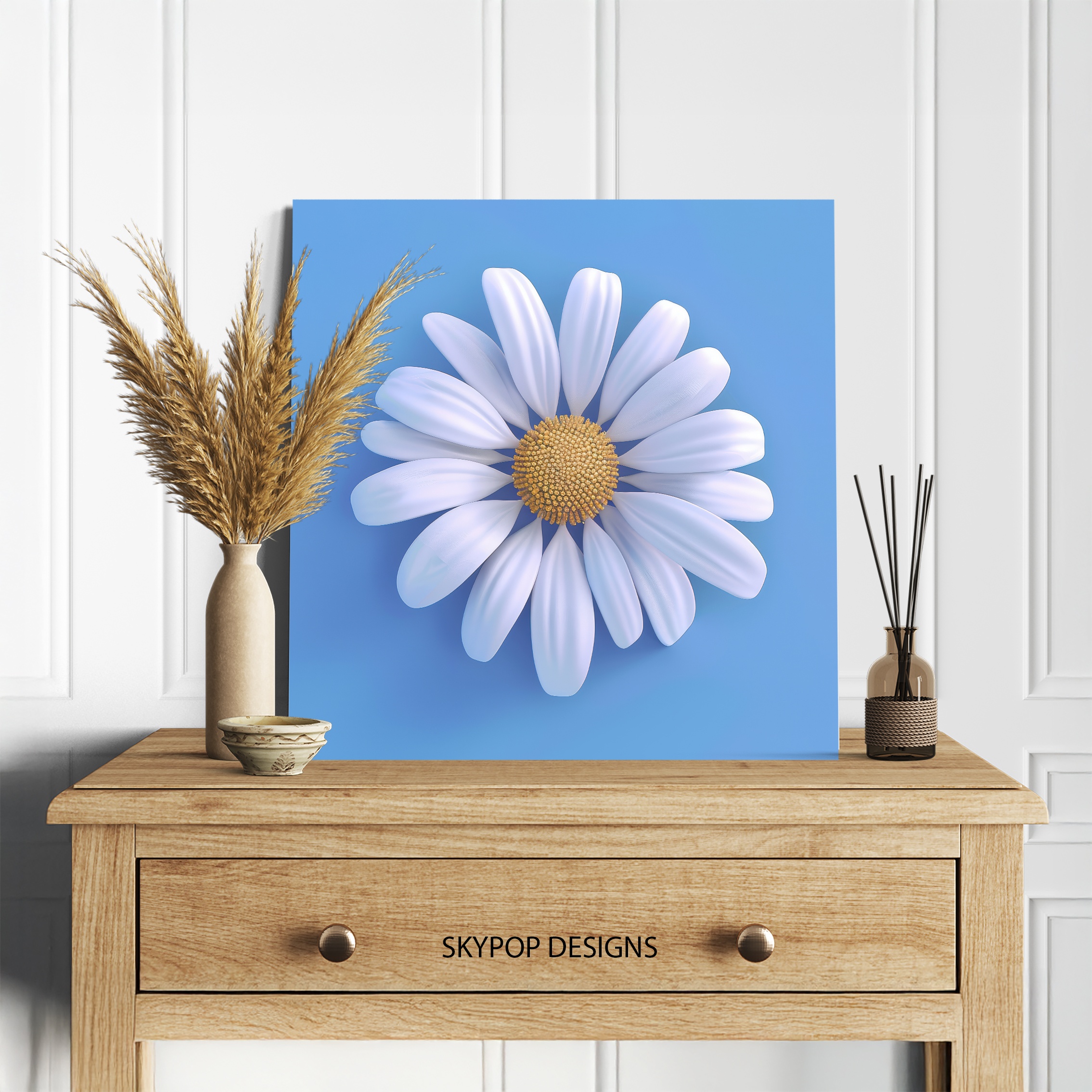 5.jpg Daisy Flower Art