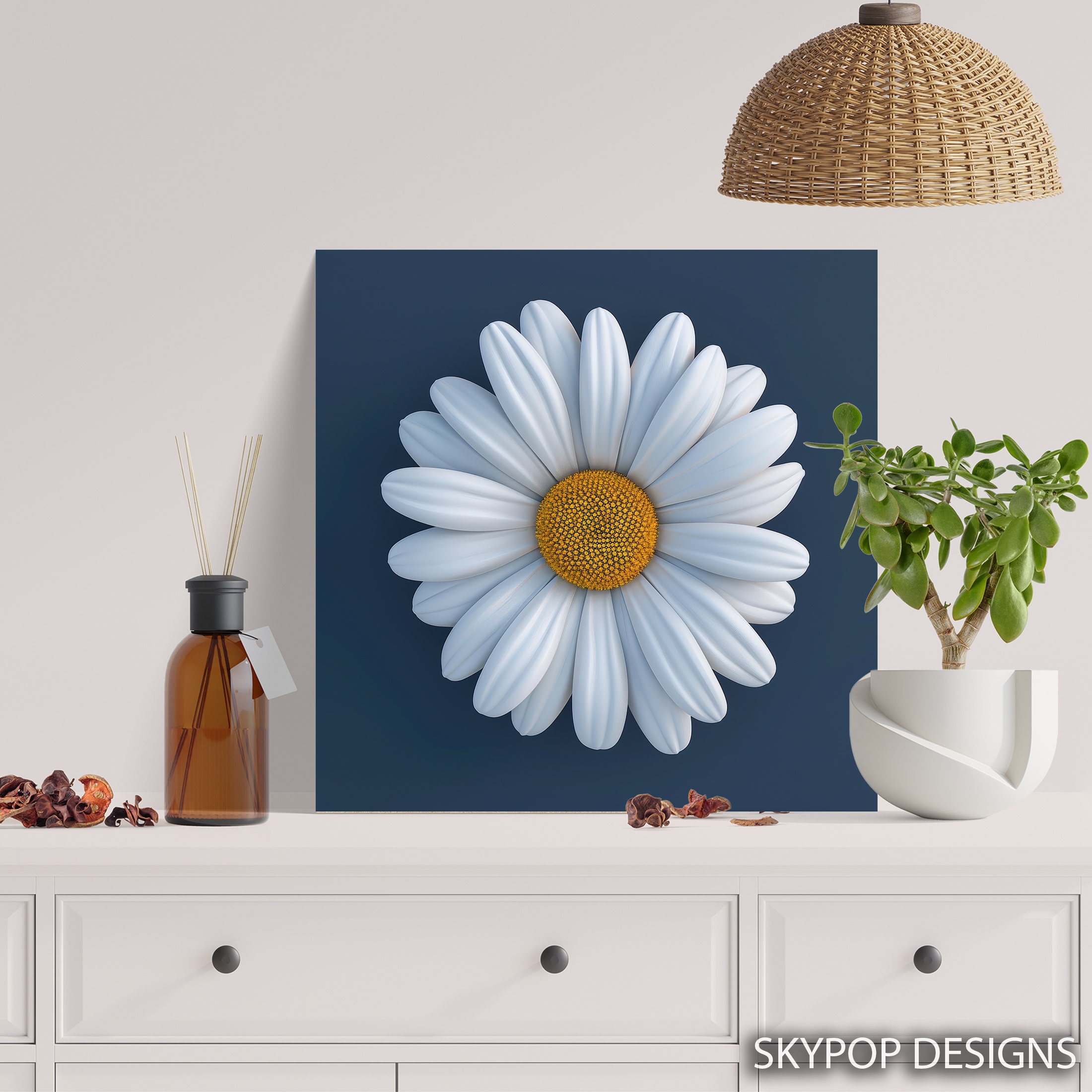 5.jpg Daisy Flower Art