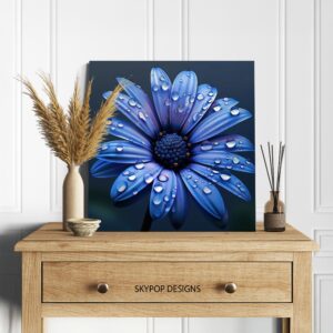 Blue Daisy Art