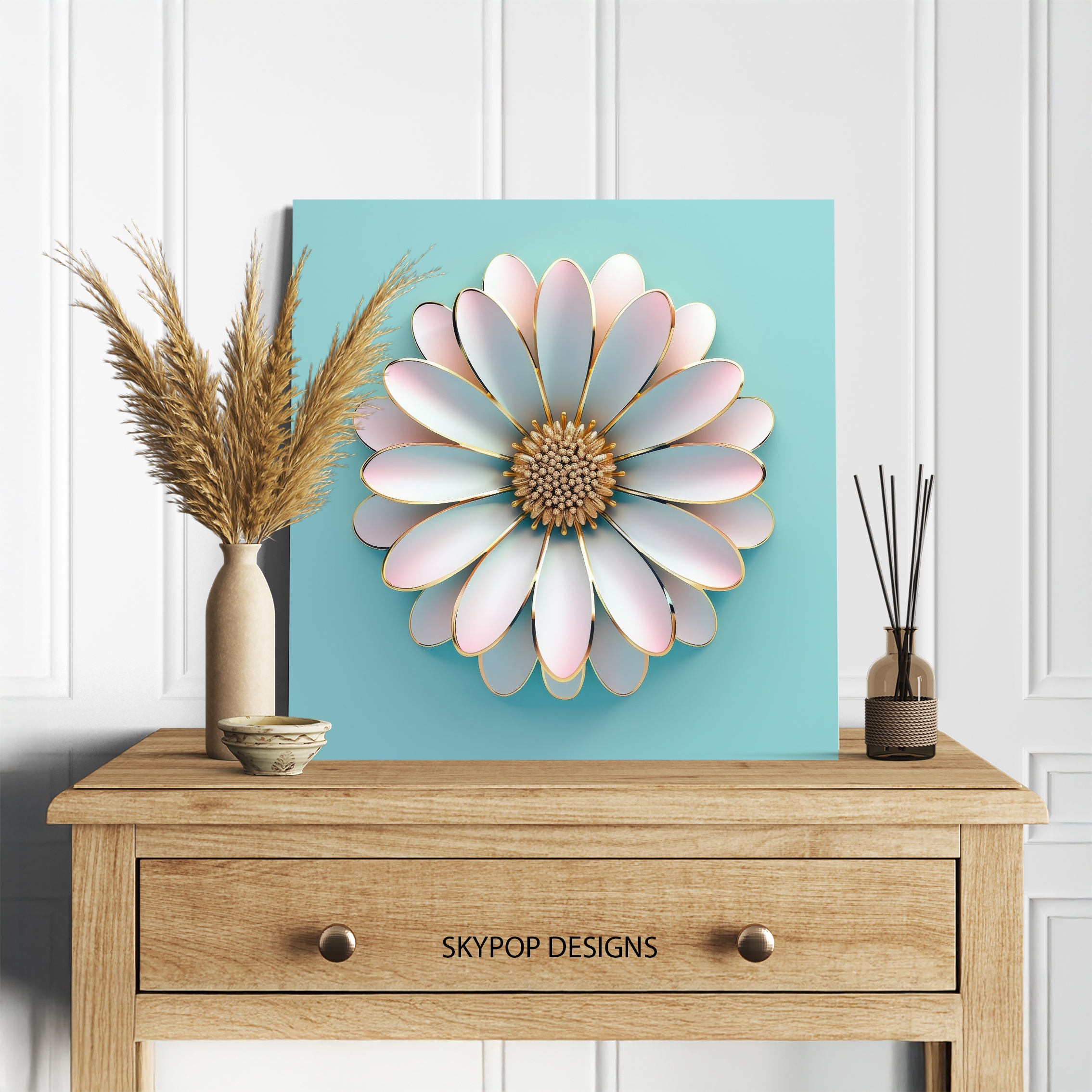 5.jpg Golden Daisy Bloom Art