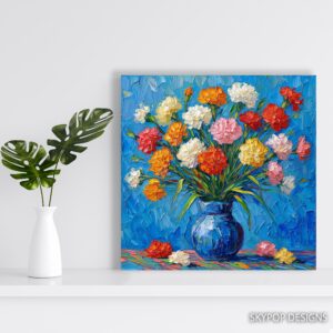 Carnation Bouquet Art