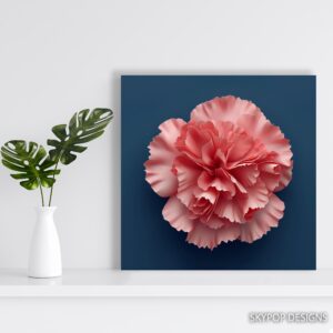 Pink Carnation Art