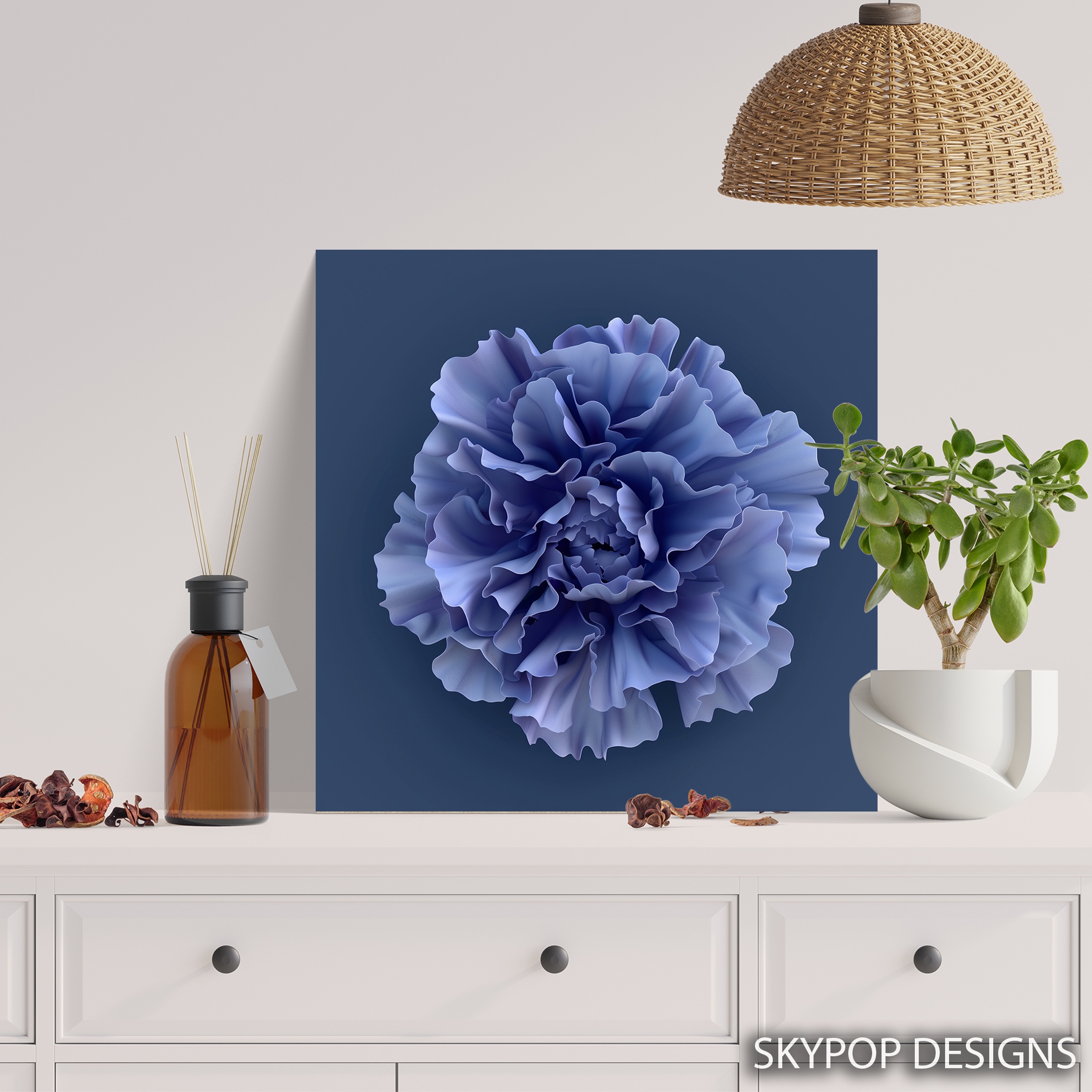 5.jpg Blue Carnation Art