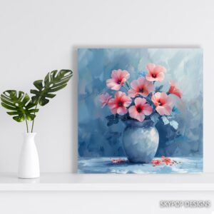 Hibiscus Vase Art