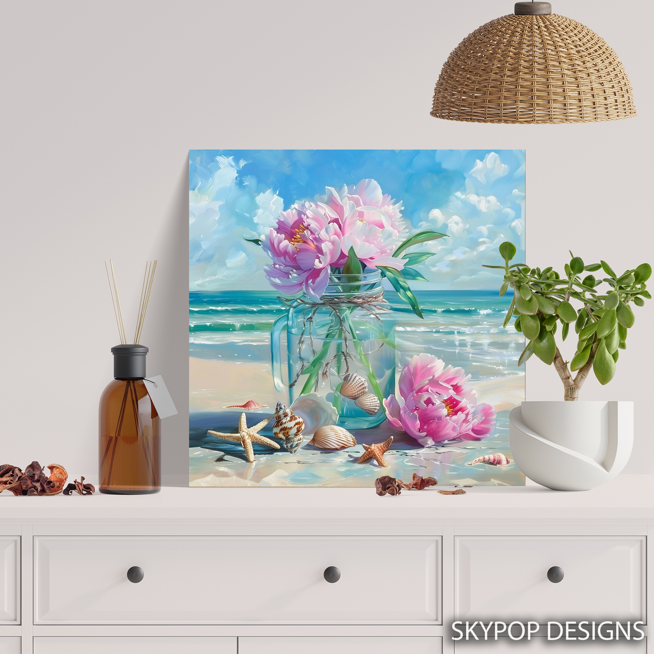 5.jpg Peony Seashell Art