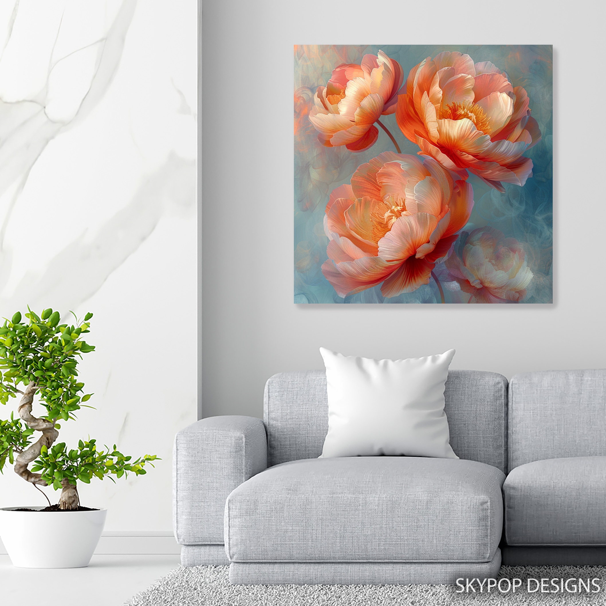 5.jpg Peony Blooms Art