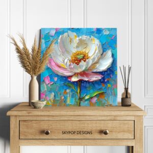 Peony Flower Art