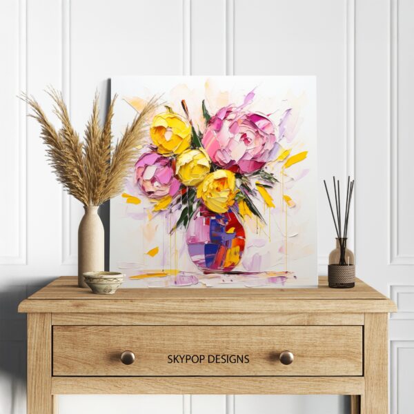 Peony Bouquet Art