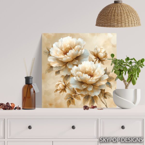 Peony Blooms Art