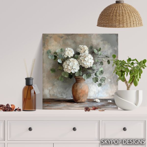 Hydrangea Vase Art
