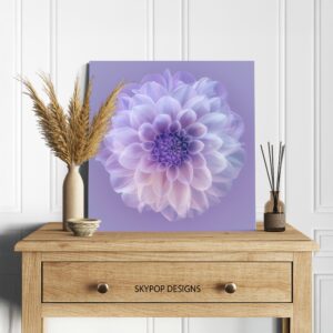 Dahlia Bloom Art