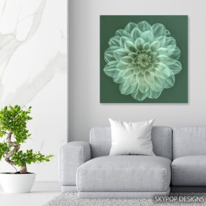 Dahlia Flower Art