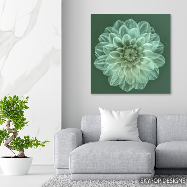 Dahlia Flower Art
