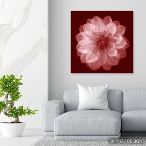 Dahlia Flower Art