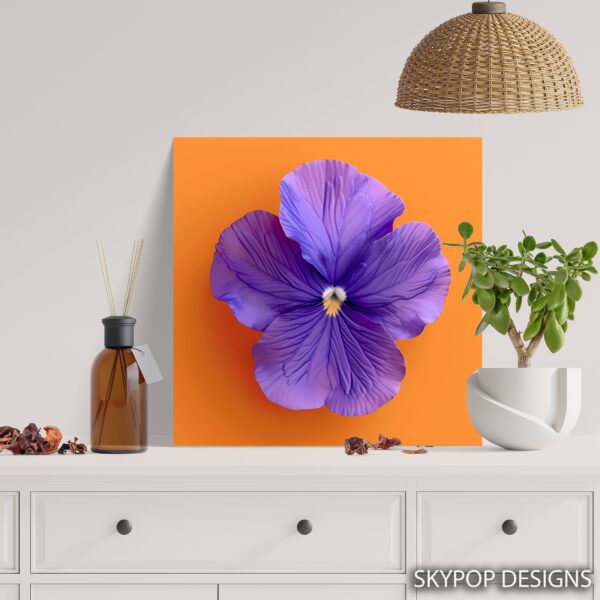 Pansy Blossom Art