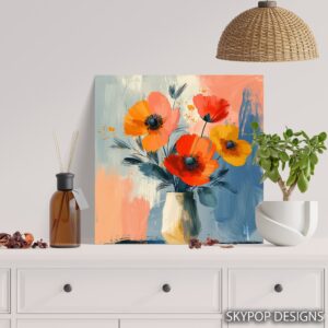 Poppy Bouquet Floral Art