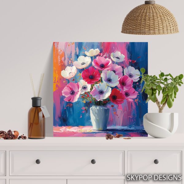 Anemone Bouquet Art