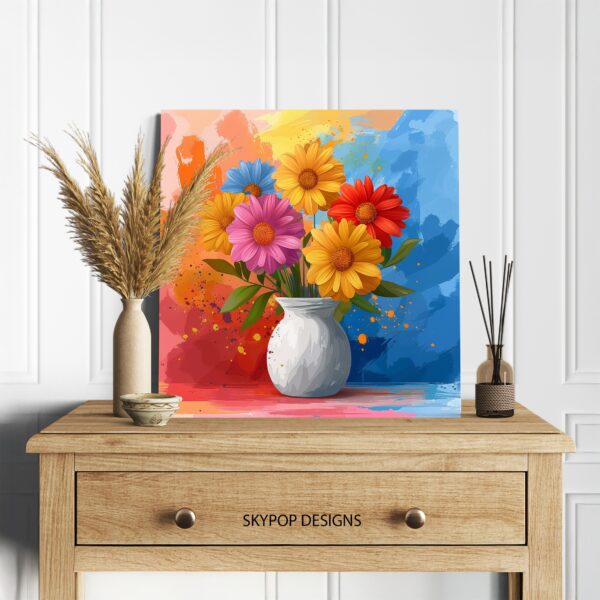 Daisy Bouquet Art