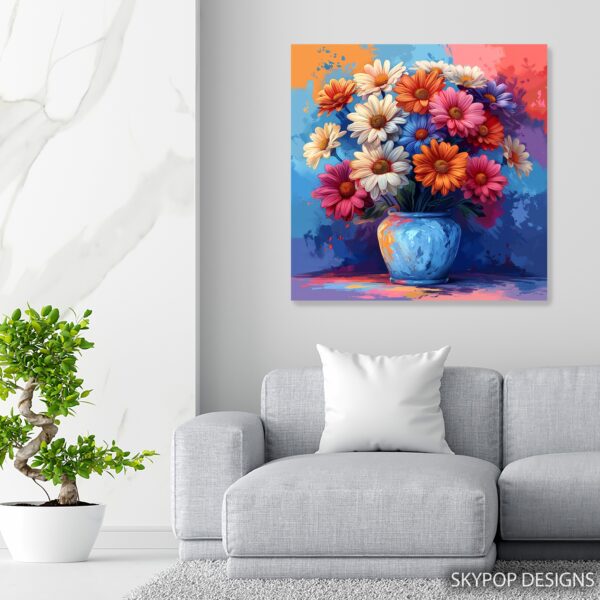Daisy Bouquet Art