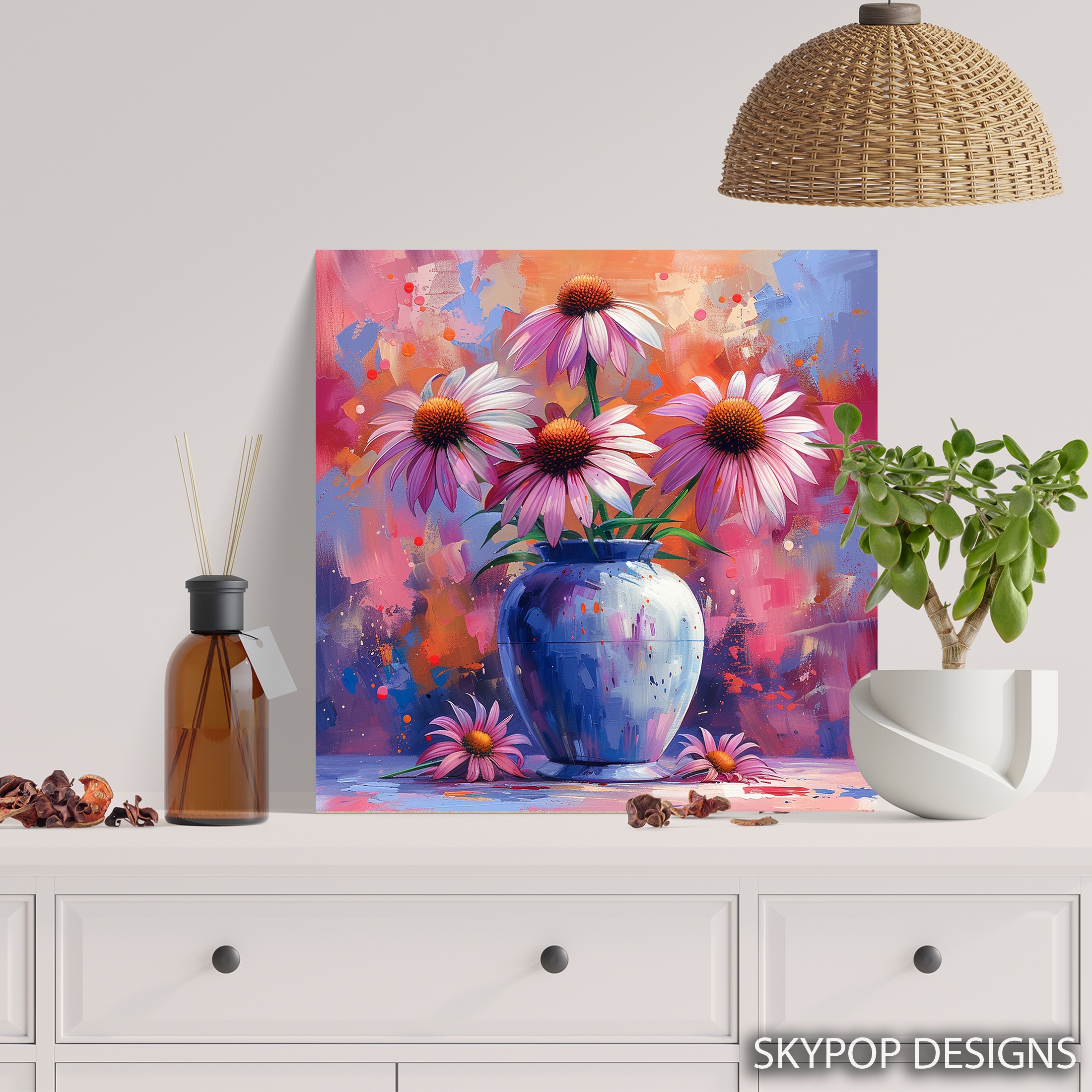 5.jpg Echinacea Flower Art