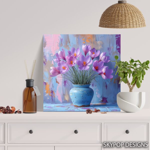 Crocus Vase Art