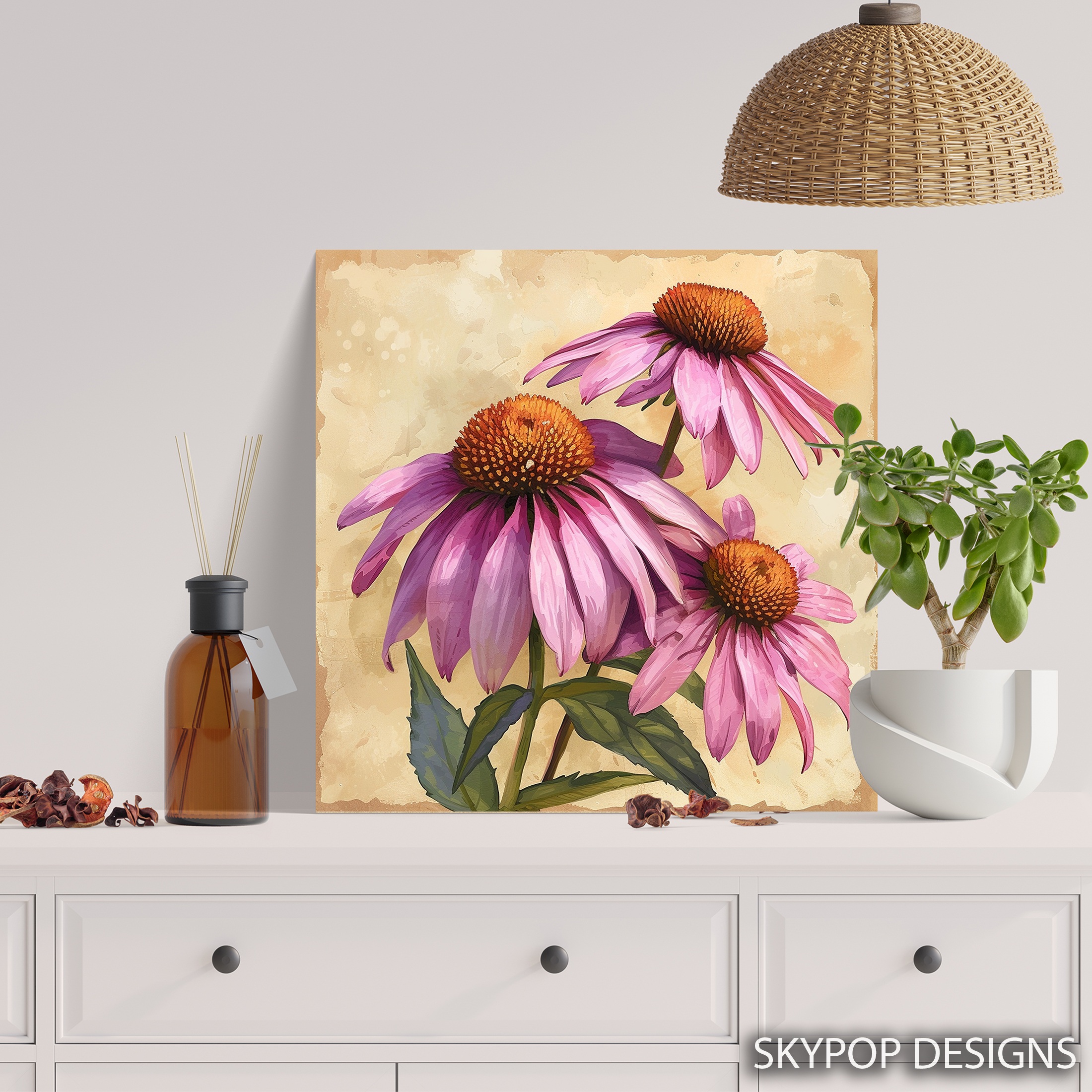 5.jpg Coneflower Art