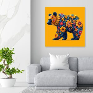Bear Floral Art
