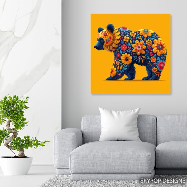 Bear Floral Art
