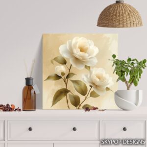 Camellia Flower Art