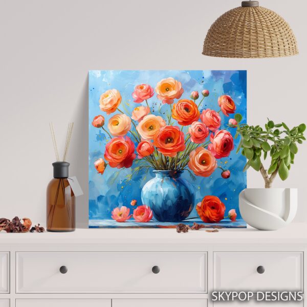 Ranunculus Bouquet Art