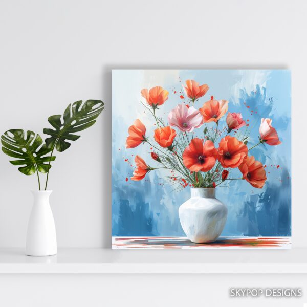 Poppy Vase Art