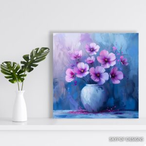 Cosmos Blooms Art
