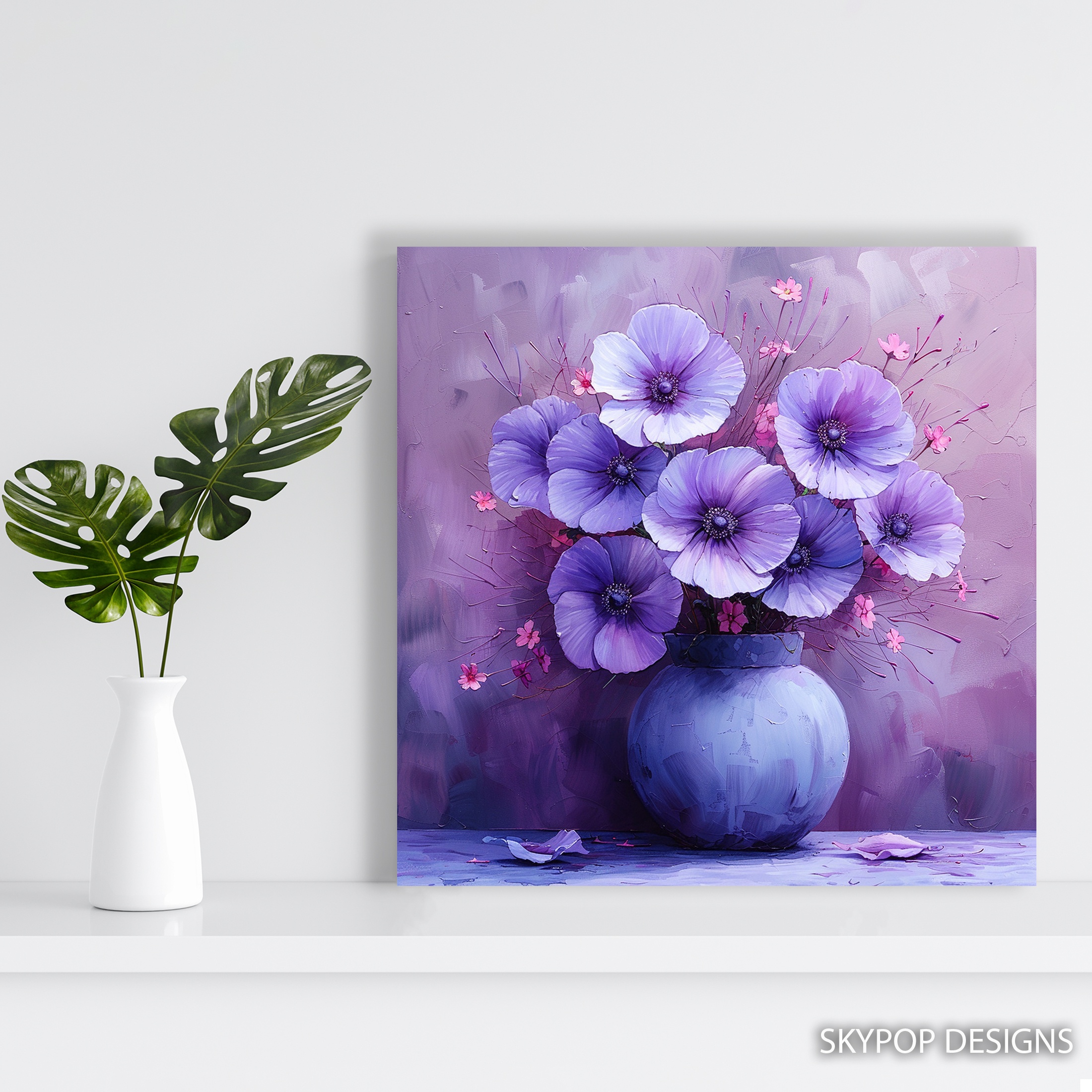 5.jpg Purple Poppy Garden Art