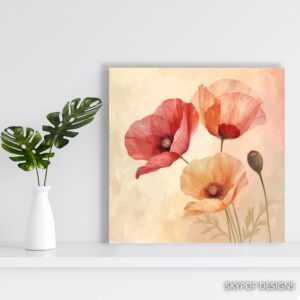 Poppy Bloom Art