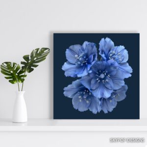 Delphinium Art