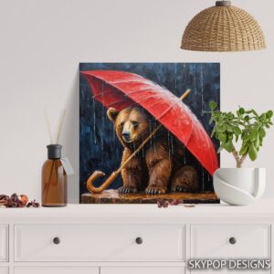 Bear Umbrella Art