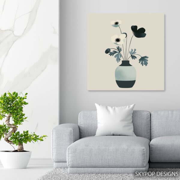 Anemone Vase Art