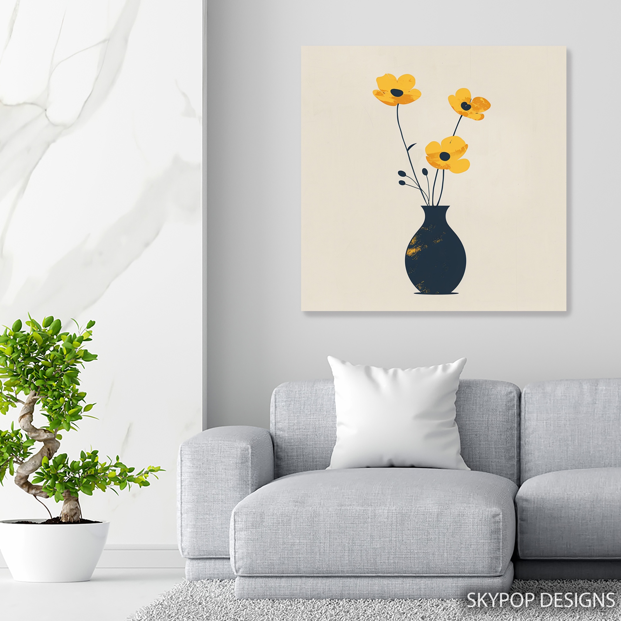 5.jpg Yellow Poppy Art